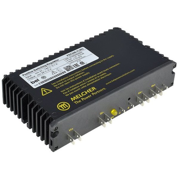 Bel Power Solutions DC to DC Converter, 7-40V DC to 5.1V DC, 61VA, 0 Hz PSC5A12-9IRG